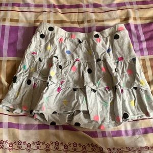 polka dot skort